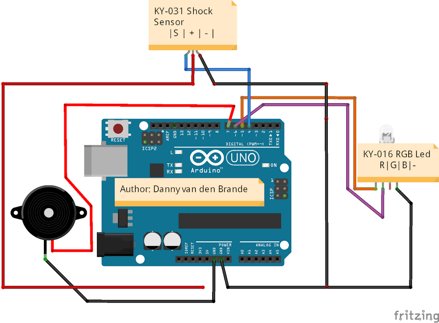Mailbox Alert With the KY031 Shock sensor Arduino Project Hub